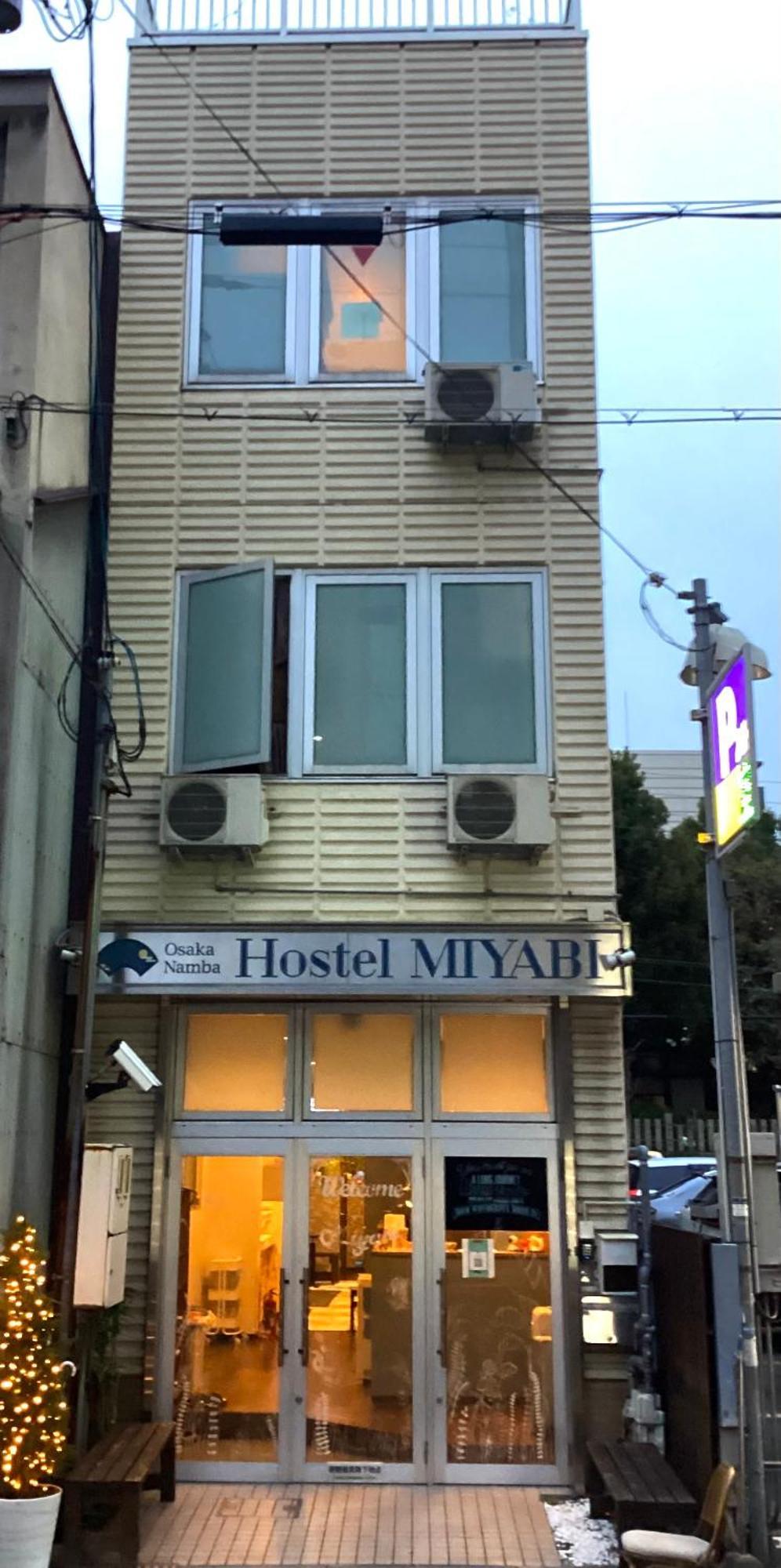 Osaka Namba Hostel Miyabi Exteriör bild